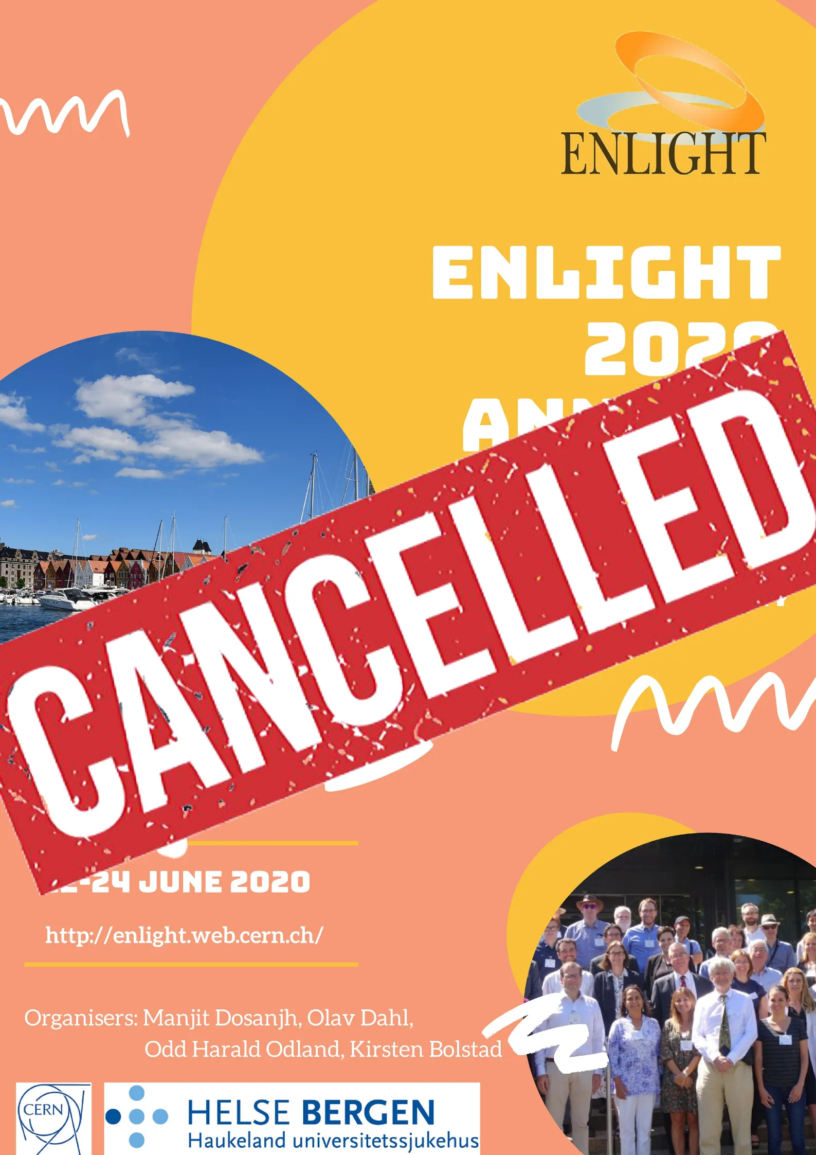 CANCELLED ENLIGHT Annual Meeting & Training Event 22-24 June 2020